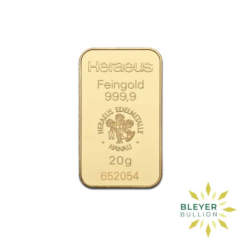 20g Heraeus Minted Gold Bar