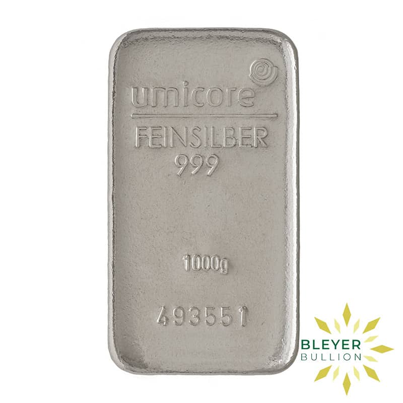 1kg Silver Umicore Cast Bar