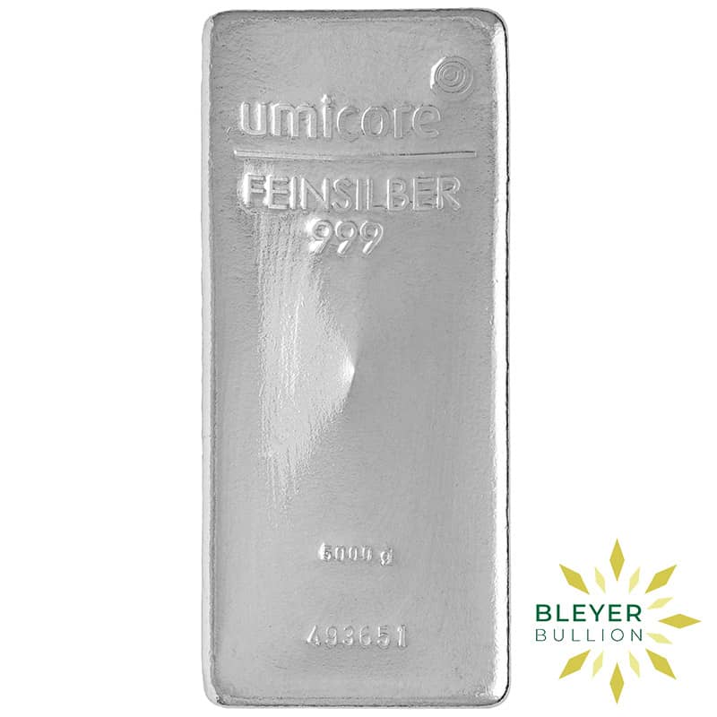 5kg Silver Umicore Cast Bar