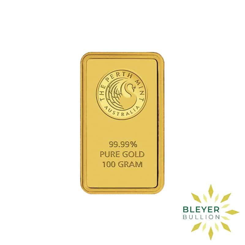 100g Gold Perth Mint Bar