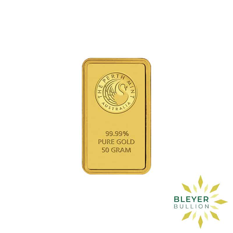 50g Perth Mint Gold Bar