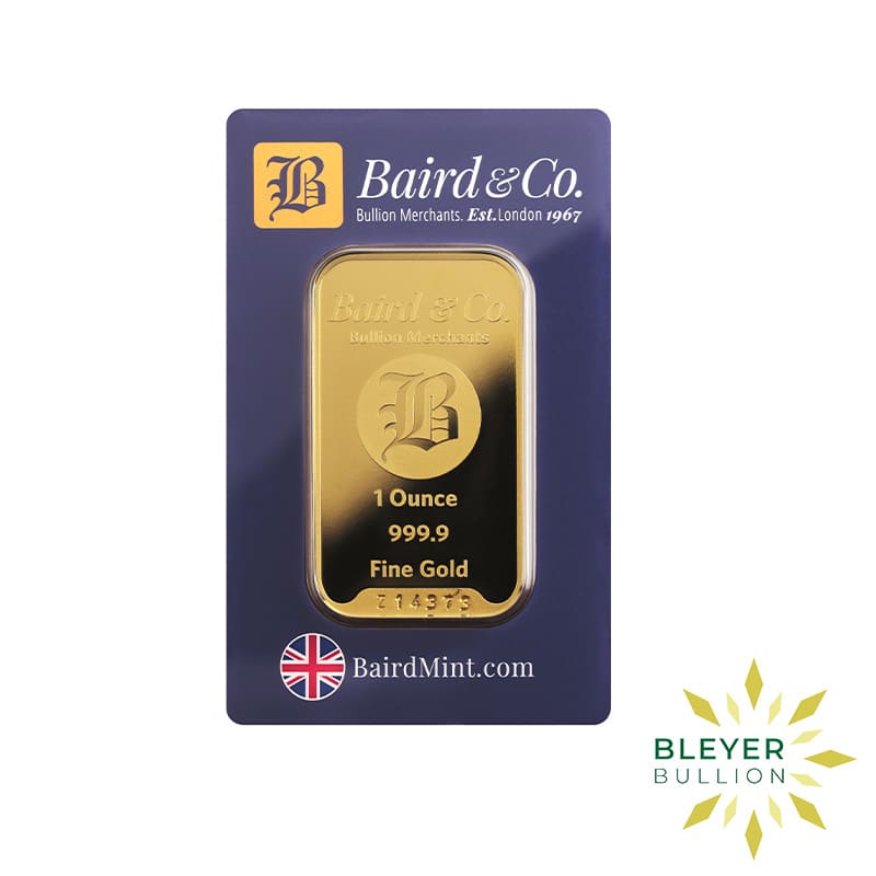 1oz Gold Baird & Co Minted Bar
