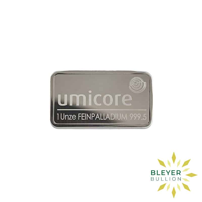 1oz Palladium Umicore Minted Bar (Pre-Owned)