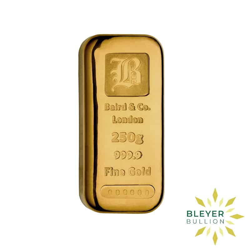 250g Gold Baird & Co Cast Bar