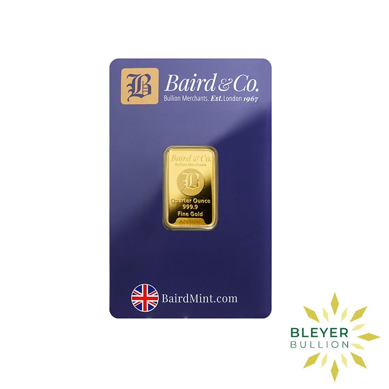 1/4oz Gold Baird & Co Minted Bar