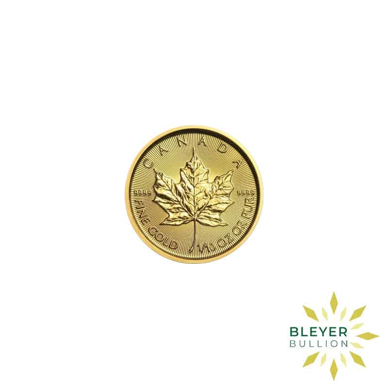 1/10oz Gold Canadian Maple Leaf Coin, Mixed Years (Pre-owned)