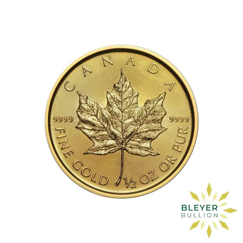 1/2oz Gold Canadian Maple Leaf Coin, 2018