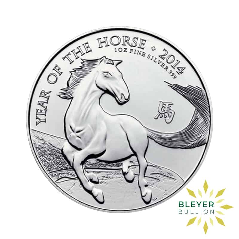 1oz Silver Lunar Horse Coin, 2014 (Margin Scheme)