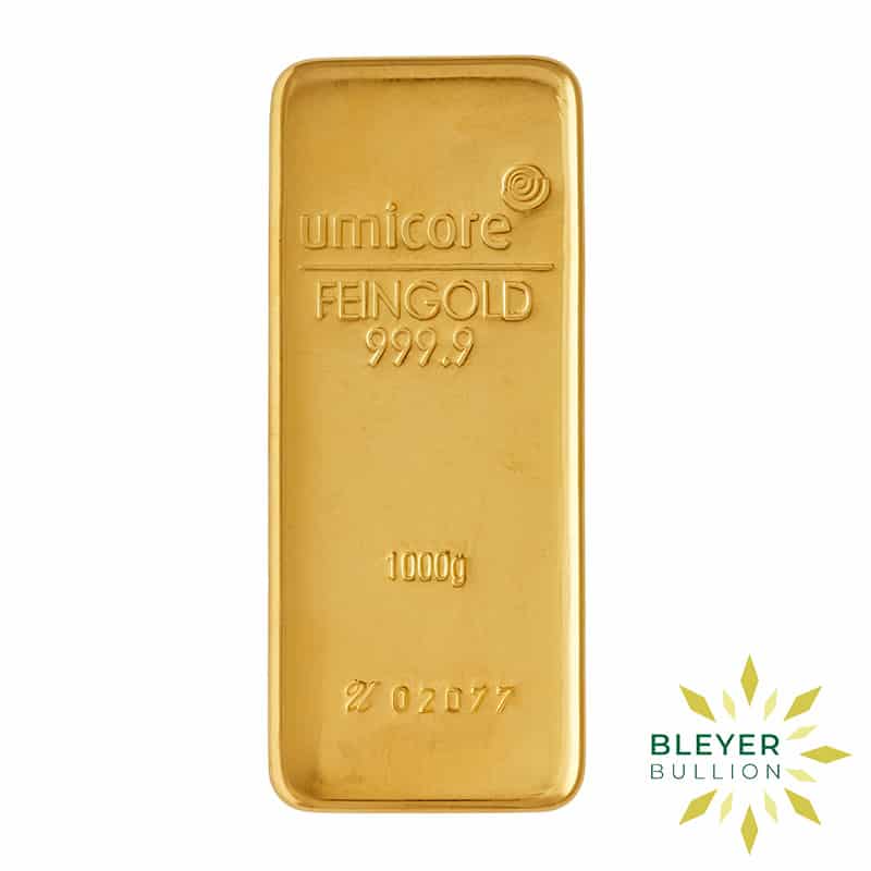 1kg Gold Umicore Cast Bar