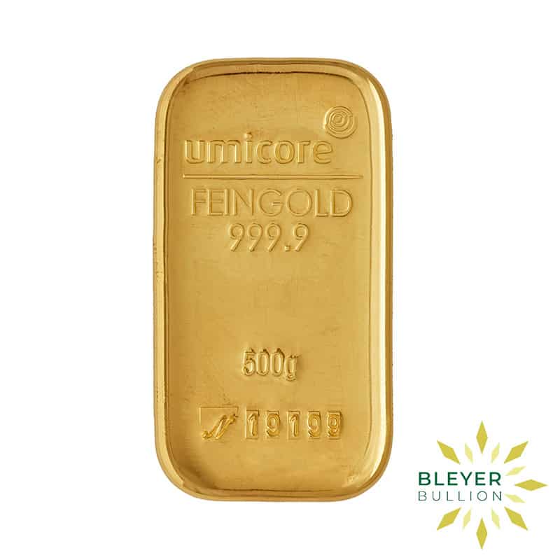 500g Gold Umicore Cast Bar
