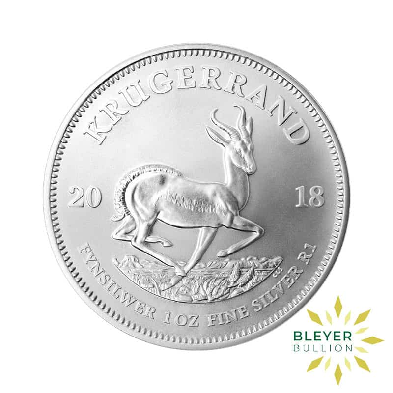 1oz Silver South African Krugerrand Coin, 2018