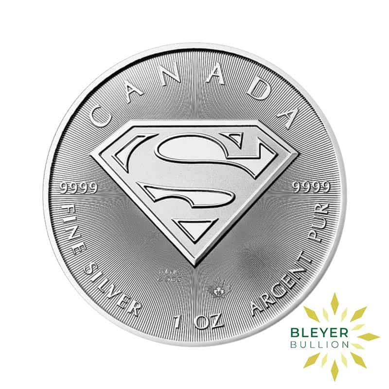 1oz Silver Canadian Superman Coin, 2016 (Margin Scheme)