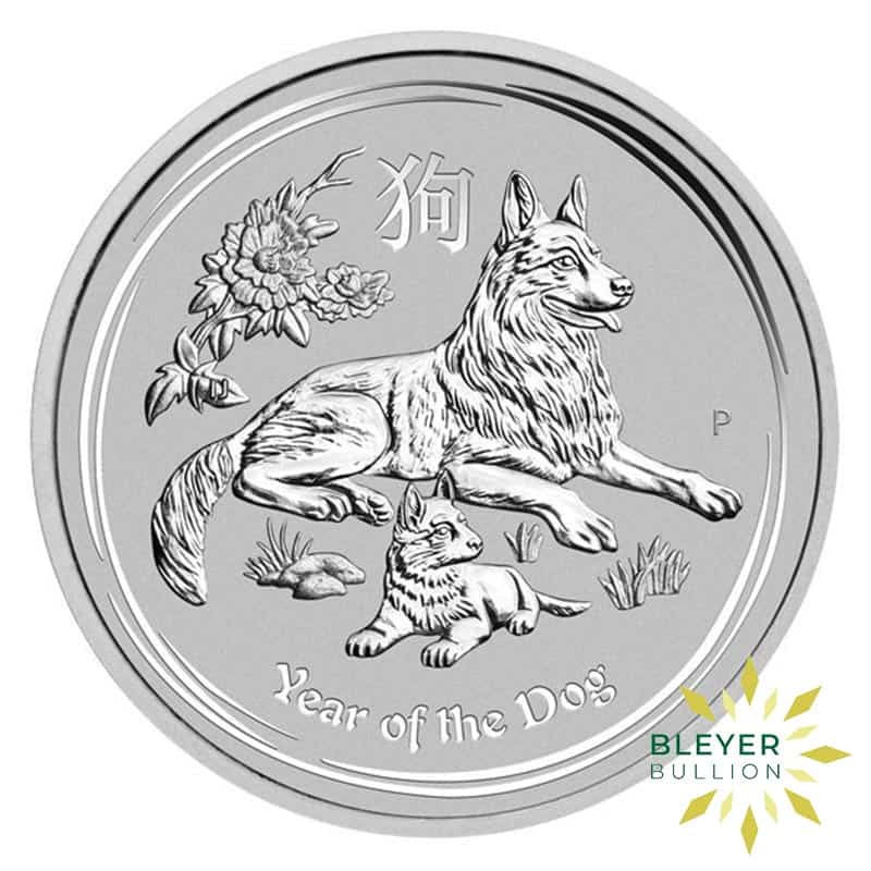 10oz Silver Australian Lunar Dog Coin, 2018