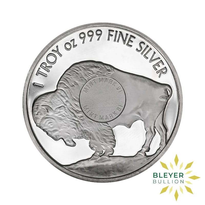 1oz Silver American Buffalo Round, Mixed Years (Margin Scheme)