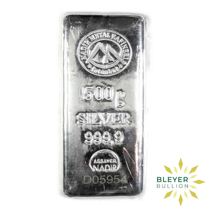 500g Nadir Istanbul Cast Silver Bar (Margin Scheme)