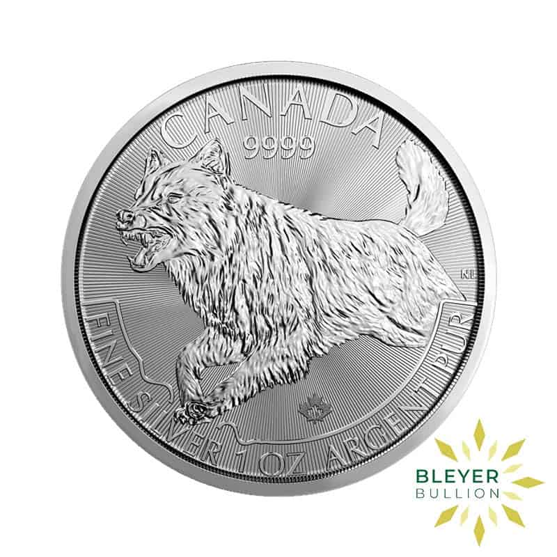 1oz Silver Canadian Wolf Coin, 2018