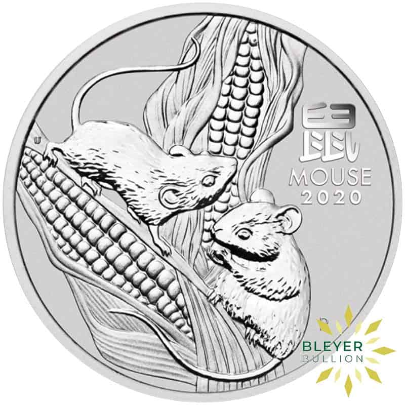 1kg Silver Australian Lunar Mouse Coin, 2020