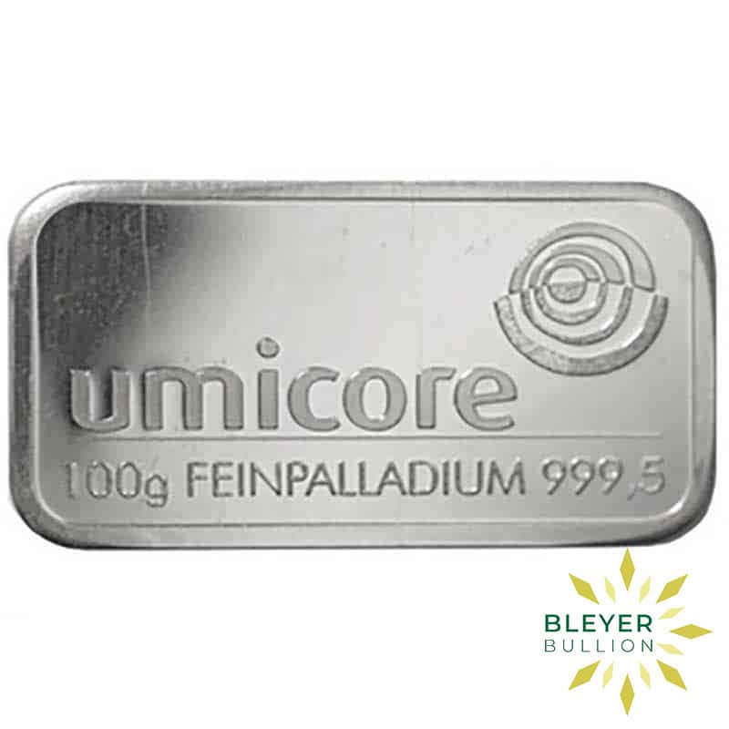 Best Value 100g Minted Palladium Bar (Margin Scheme)