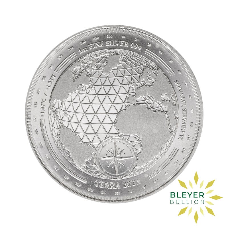 1oz Silver Tokelau Terra Coin, 2020 (Margin Scheme)