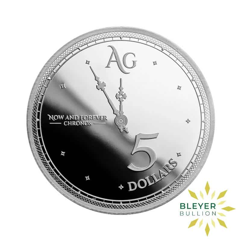 1oz Silver Tokelau Chronos Coin, 2019 (Margin Scheme)