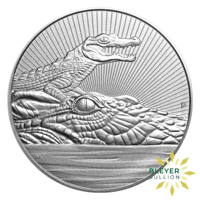 10oz Silver Australian Crocodile Coin, 2019