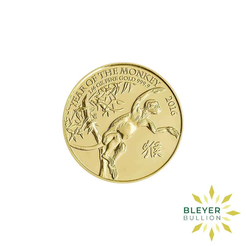 1/4oz Gold Lunar Monkey Coin, 2016