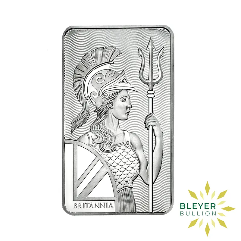 10oz Silver The Royal Mint Cast Bar (Margin Scheme)