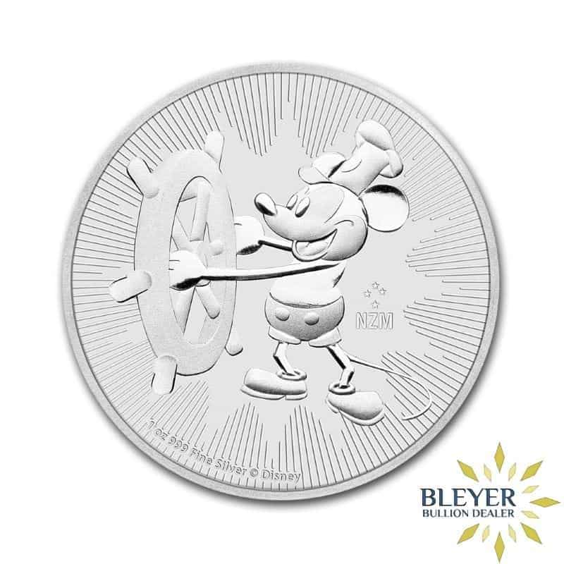 1oz Silver NIUE Steamboat Willie Coin, 2017