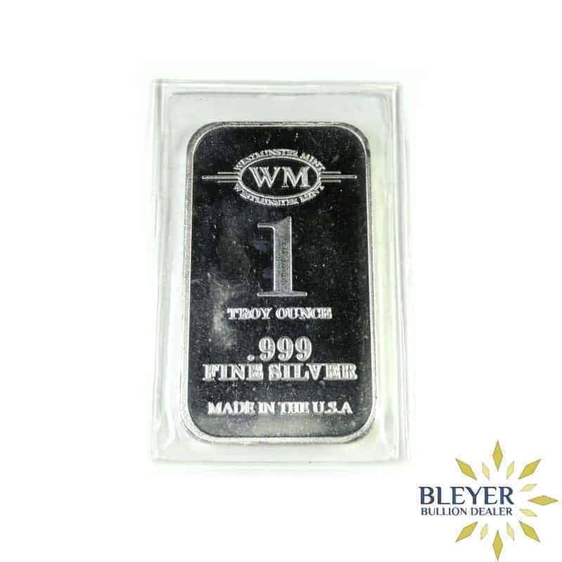 1oz Westminster Mint Silver Bar