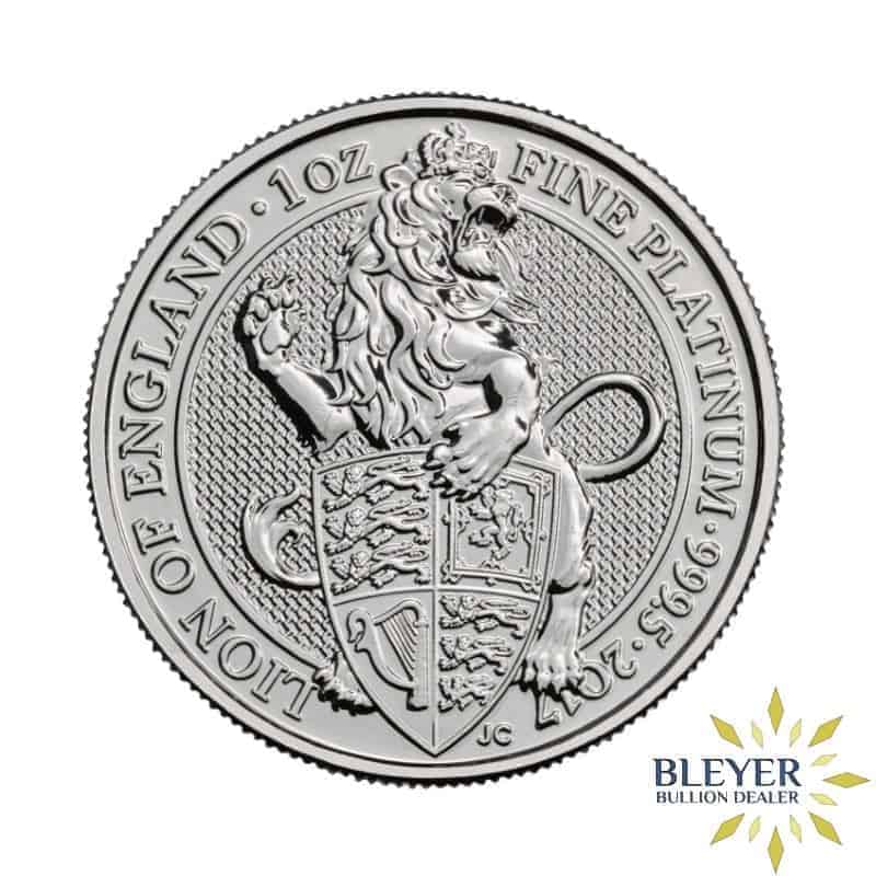 1oz Platinum UK Queen's Beasts Lion, 2017