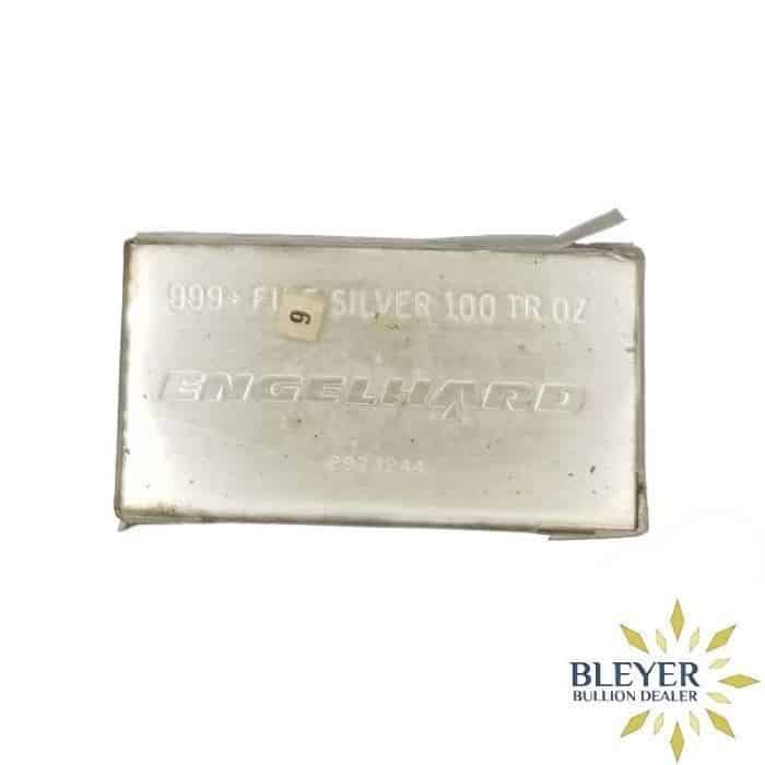 Best Value 100oz Engelhard Silver Bar
