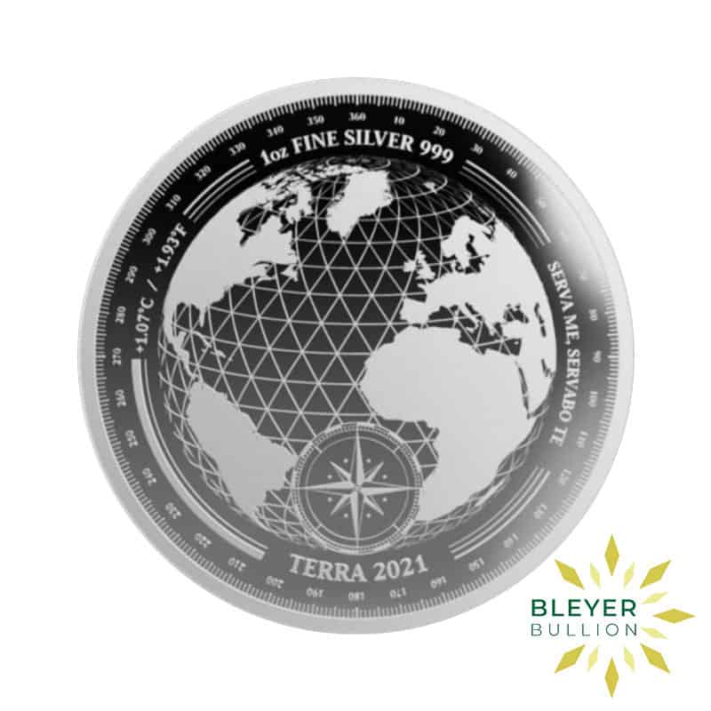 1oz Silver Tokelau Terra Coin, 2020 (Margin Scheme)