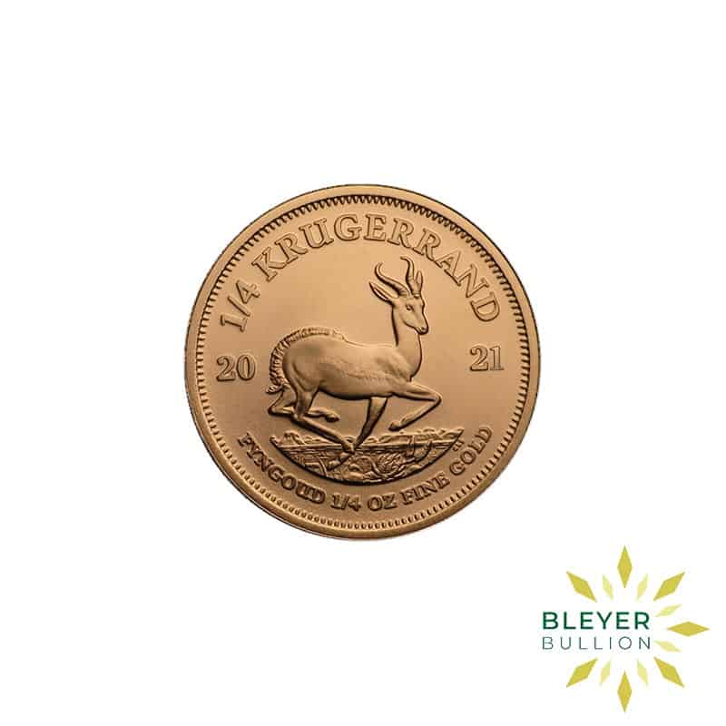 1/4oz Gold South African Krugerrand Coin, 2021