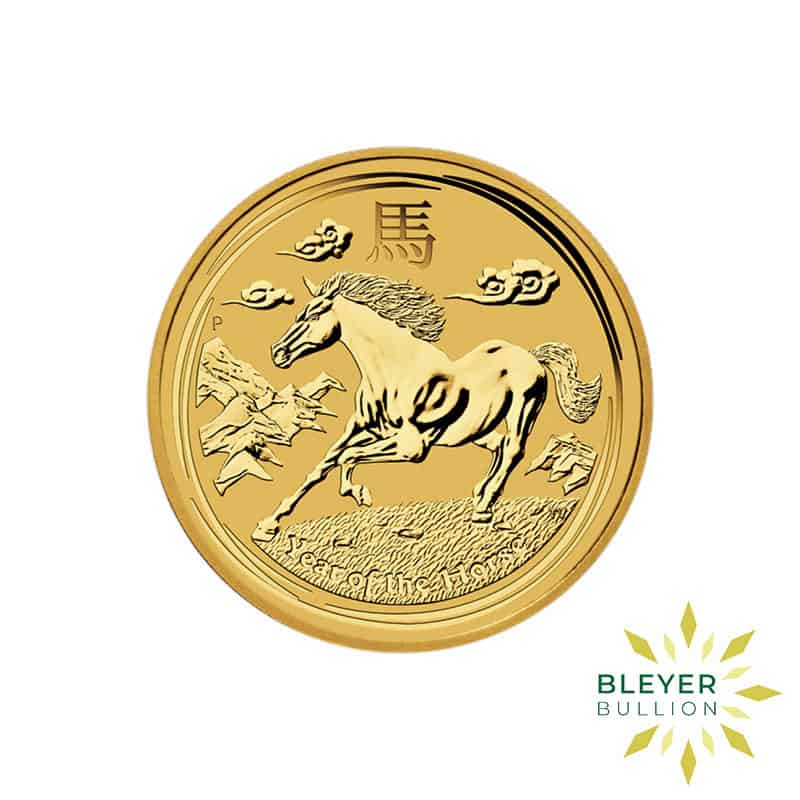 1/2oz Gold Australian Lunar Horse Coin, 2014 (Pre-Owned)