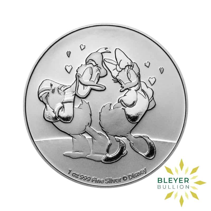 1oz Silver NIUE Disney Donald & Daisy Duck Coin, 2021