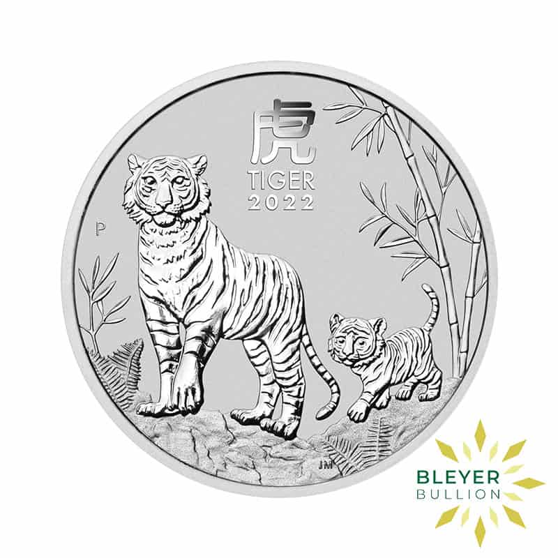 1oz Silver Australian Lunar Tiger Coin, 2022