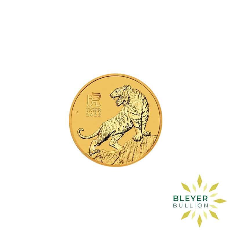 1/10oz Gold Australian Lunar Tiger Coin, 2022