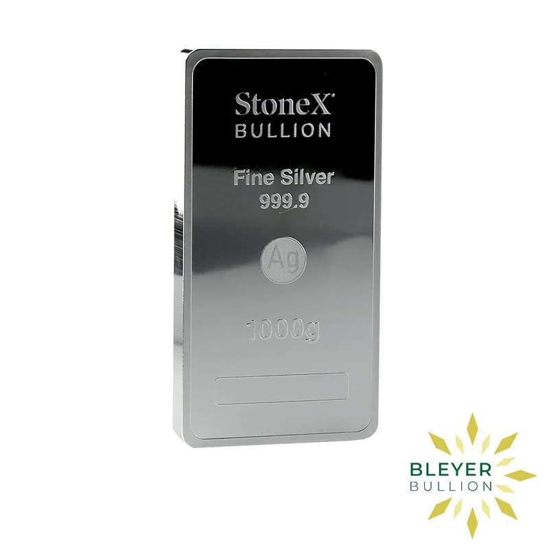 1kg Silver StoneX coin bar