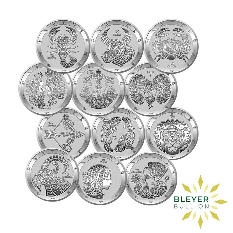 1oz Silver Tokelau Sagittarius Coin, 2021 (Poor Condition)