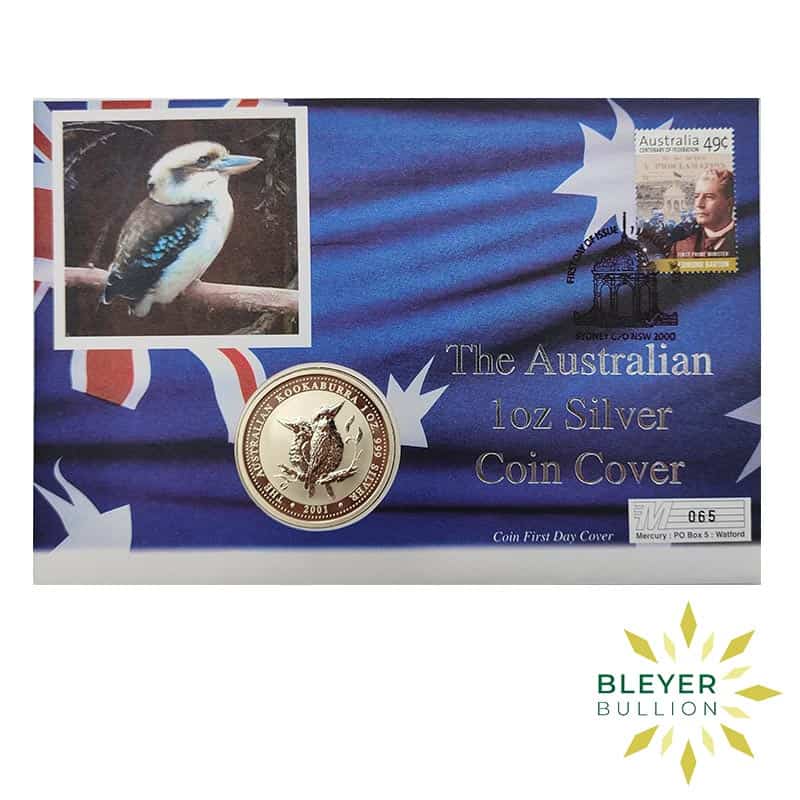 Commemorative Australian 1oz Silver Kookaburra First Day Cover (Margin Scheme)