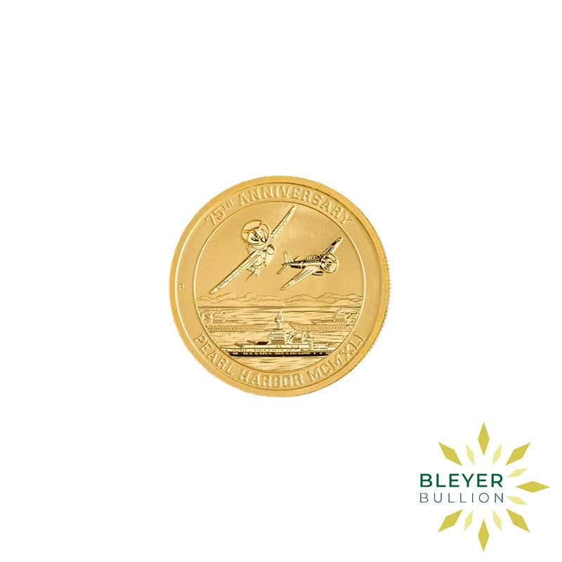 1/10oz Gold coin, 75th Anniversary of Pearl Harbor, 2016 (Pre-Owned)