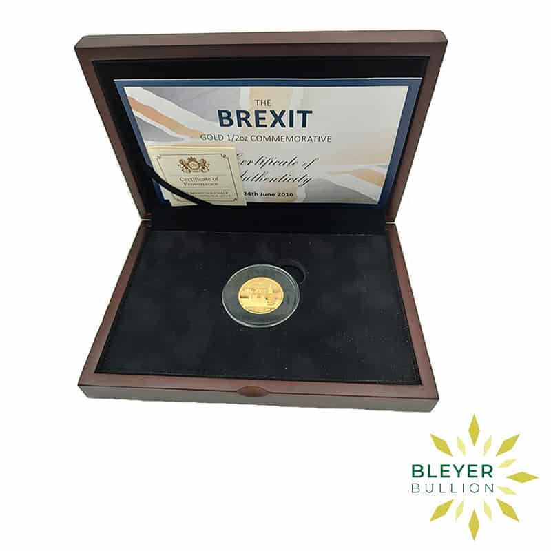 1/2oz Proof Gold Brexit Commemorative Round 2016 (Pre-owned)