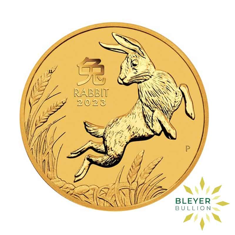 1oz Gold Australian Lunar Rabbit Coin, 2023