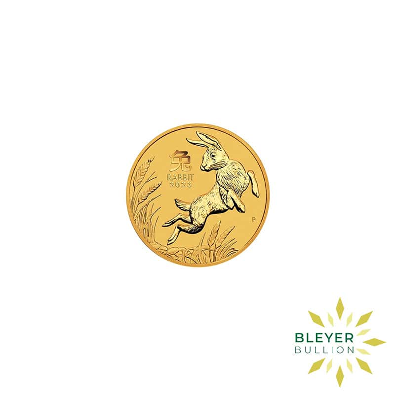 1/10oz Gold Australian Lunar Rabbit Coin, 2023
