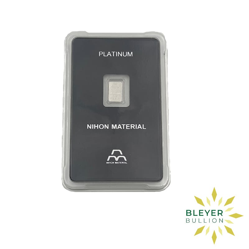1g Platinum Nihon Material Minted Bar (Pre-owned)