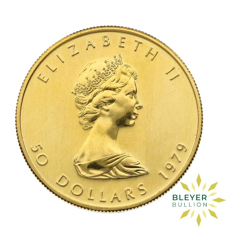 1oz Gold Canadian Maple Leaf Coin, 2021