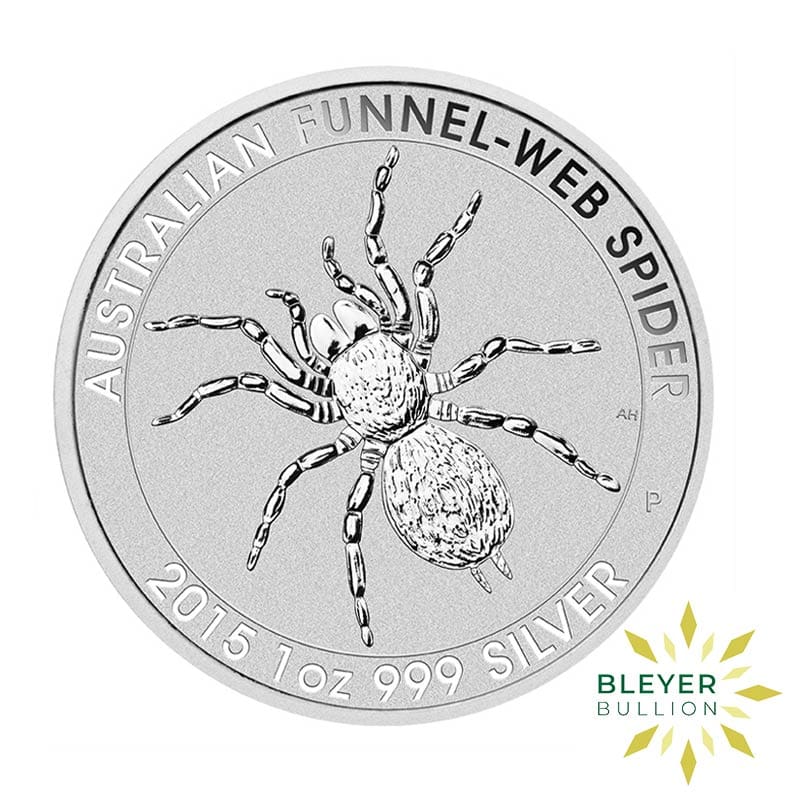 1oz Silver Australian Funnel Web Spider Coin, 2015