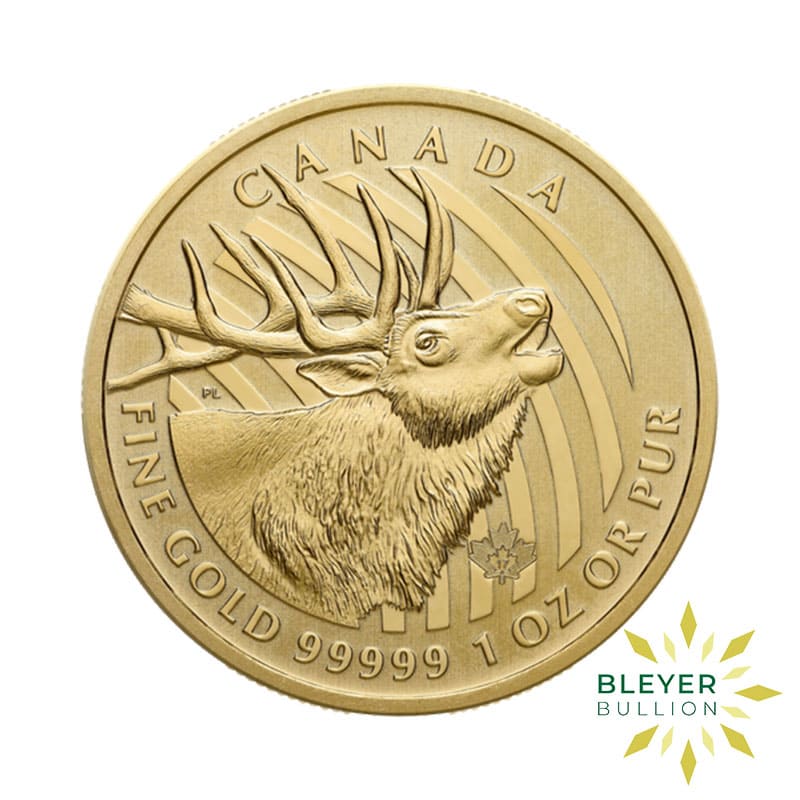 1oz Gold Canadian Elk Coin, 2017 (Pre-owned)