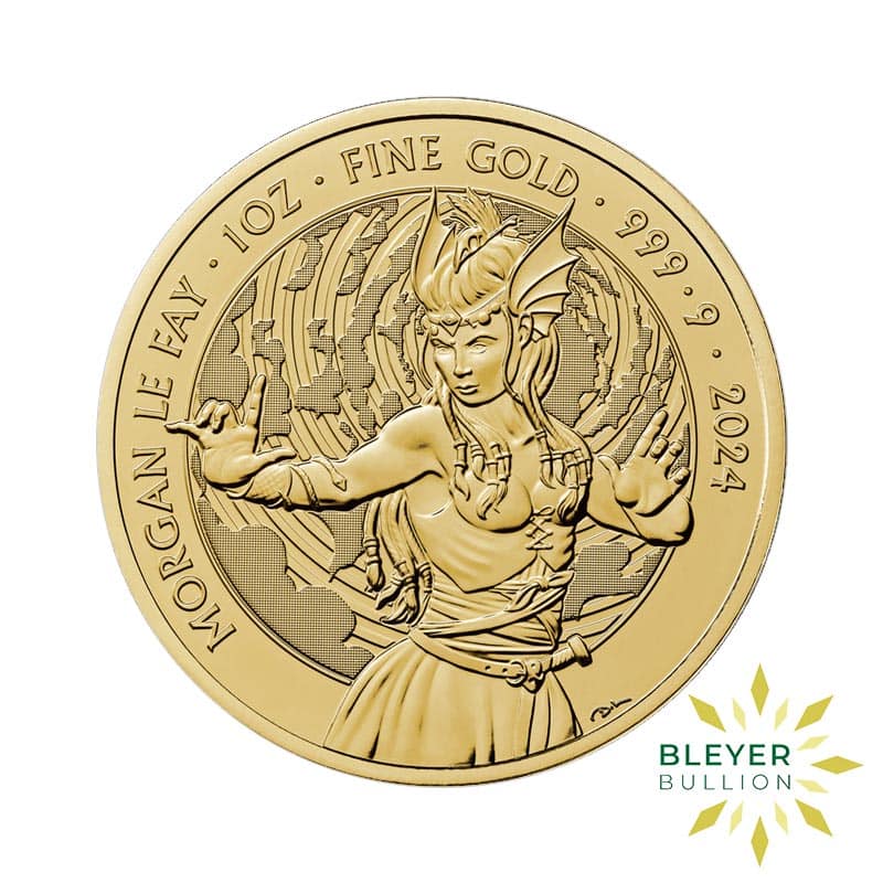 1oz Gold Morgan le Fay Coin, 2024