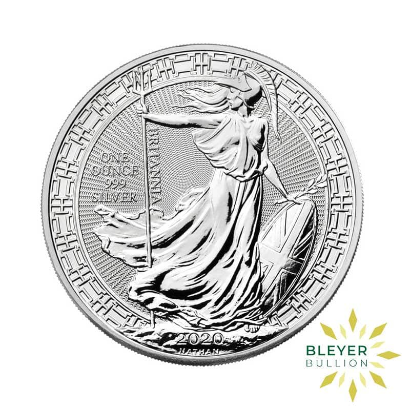1oz Silver Oriental Border Britannia Coin, (2018-2020) (Margin Scheme)